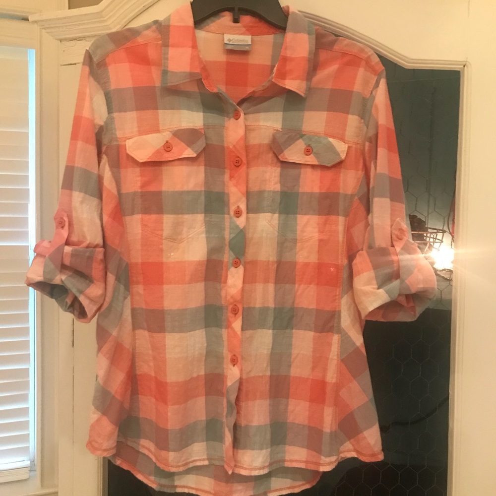 Columbia button front shirt
